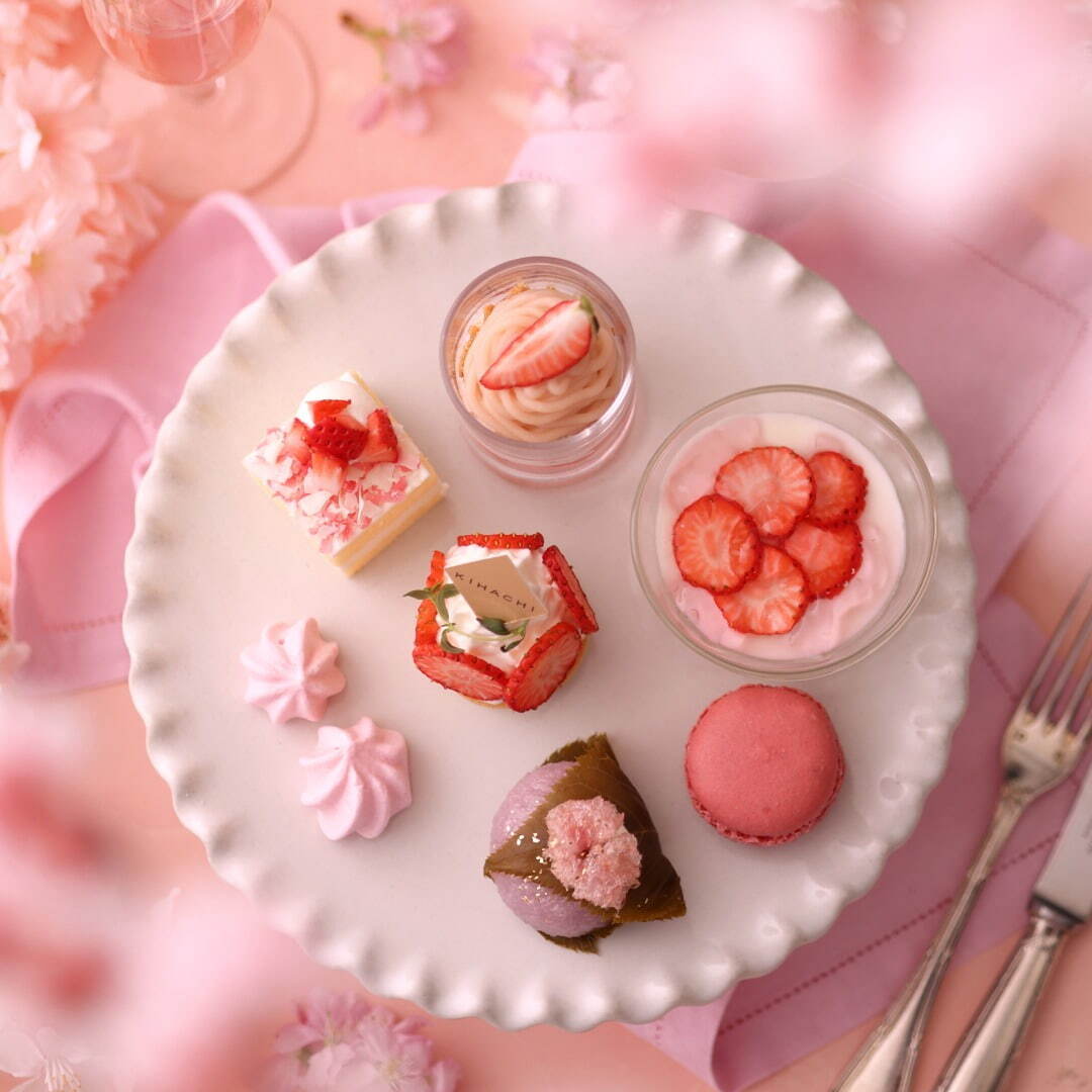 キハチ カフェ(KIHACHI CAFÉ) お花見アフタヌーンティー｜写真3