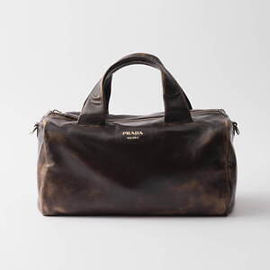 ⭐︎プラダPRADA ダッフル風レザーベルトコート超美品⭐︎