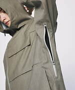 デサントからハンティングワールドの防水・防風ハードシェルジャケット、ナチュラルなリネン風素材で｜写真10