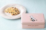 帝国ホテル 東京の春スイーツ、パステルピンクの「料理長スヌーピー」クッキー缶＆苺パン