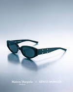 メゾン マルジェラ×ジェントルモンスター第3弾、“近未来感漂う”シルバーレンズや4本の白いステッチ｜写真3