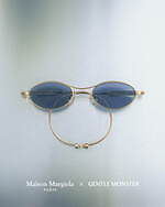 メゾン マルジェラ×ジェントルモンスター第3弾、“近未来感漂う”シルバーレンズや4本の白いステッチ｜写真4