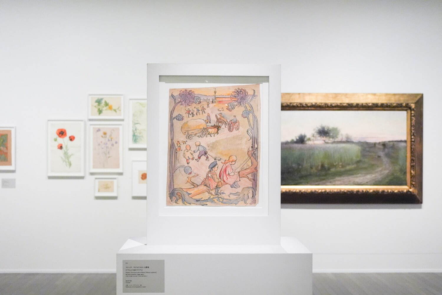 「ヒルマ・アフ・クリント展」展示風景 東京国立近代美術館 2025年