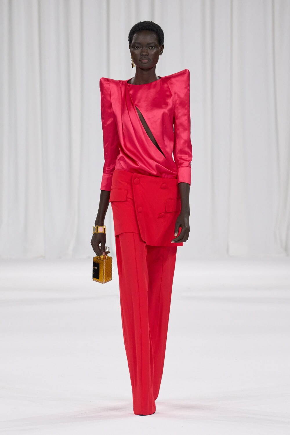 バルマン(BALMAIN) 2025年春夏ウィメンズコレクション シルエット - 写真44