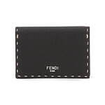 フェンディ“ブラウン×ホワイトステッチ”のメンズレザー小物、二つ折り財布やカードケースなど｜写真5