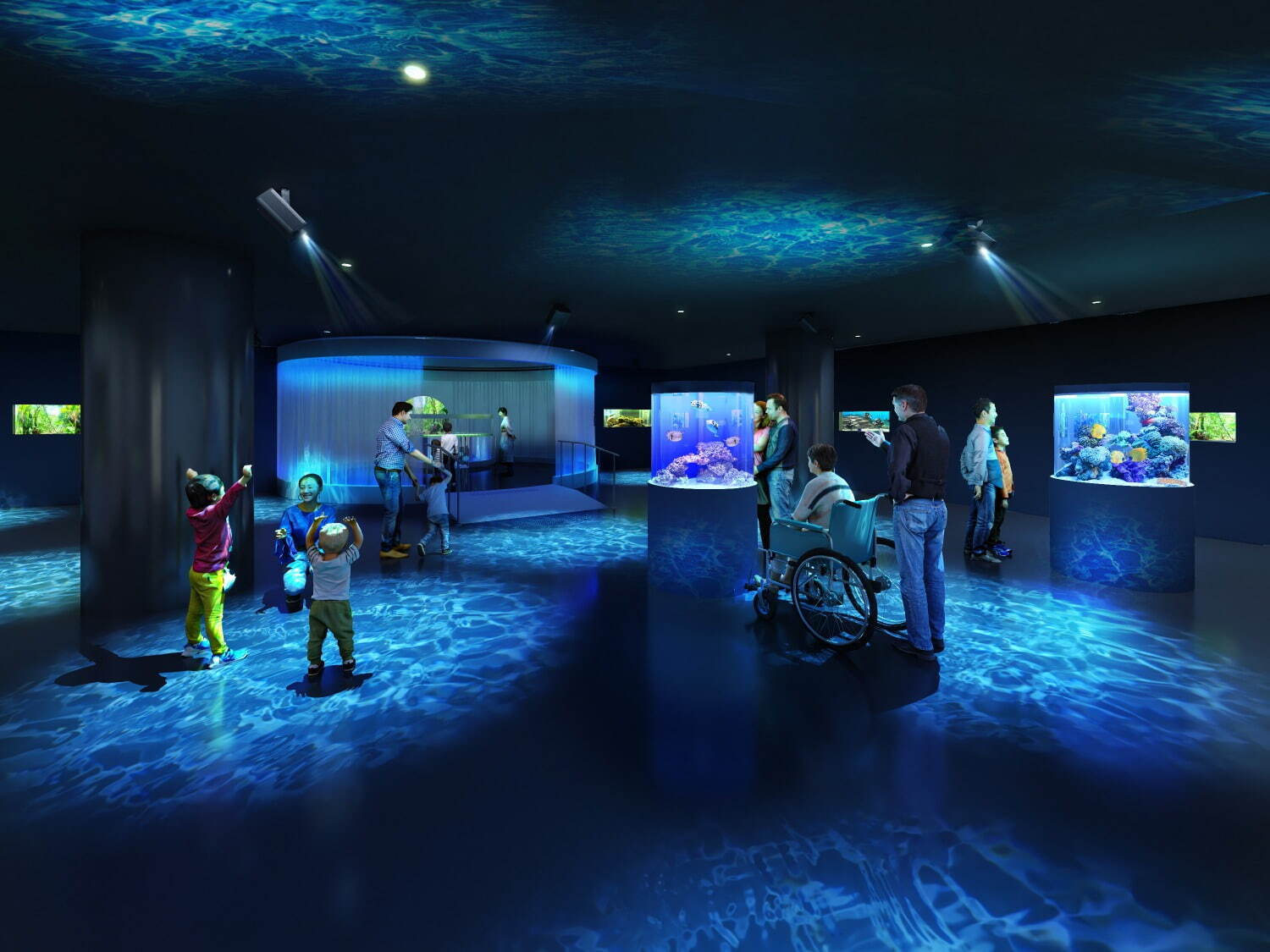 広島もとまち水族館「多様性の舞台」イメージ