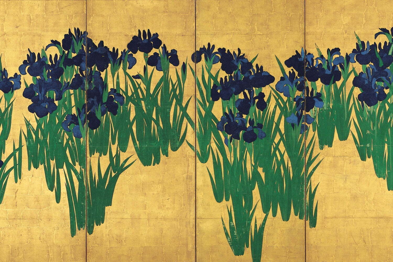 特別展「国宝 燕子花図屏風─色彩の誘惑─」根津美術館で