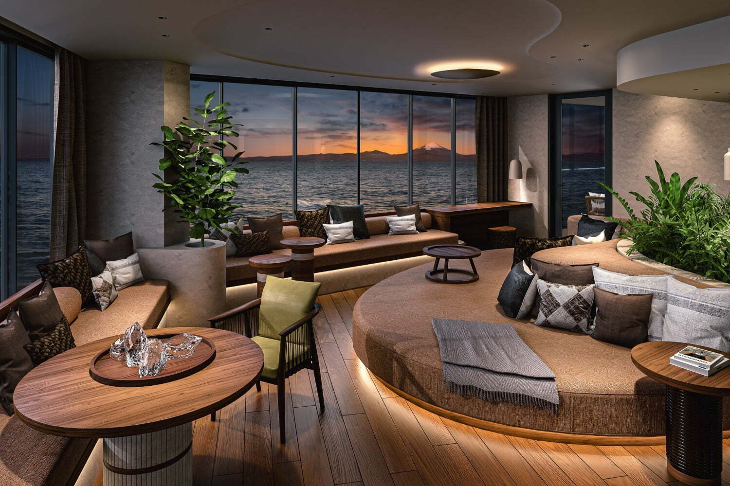 宿泊施設｜高級温泉旅館「ふふ 城ヶ島 海風のしらべ」神奈川・城ヶ島に、広大な海×太陽の絶景を客室温泉で