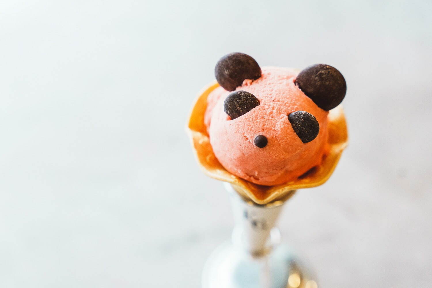 “上野のパンダ”がいちごソフトクリームに