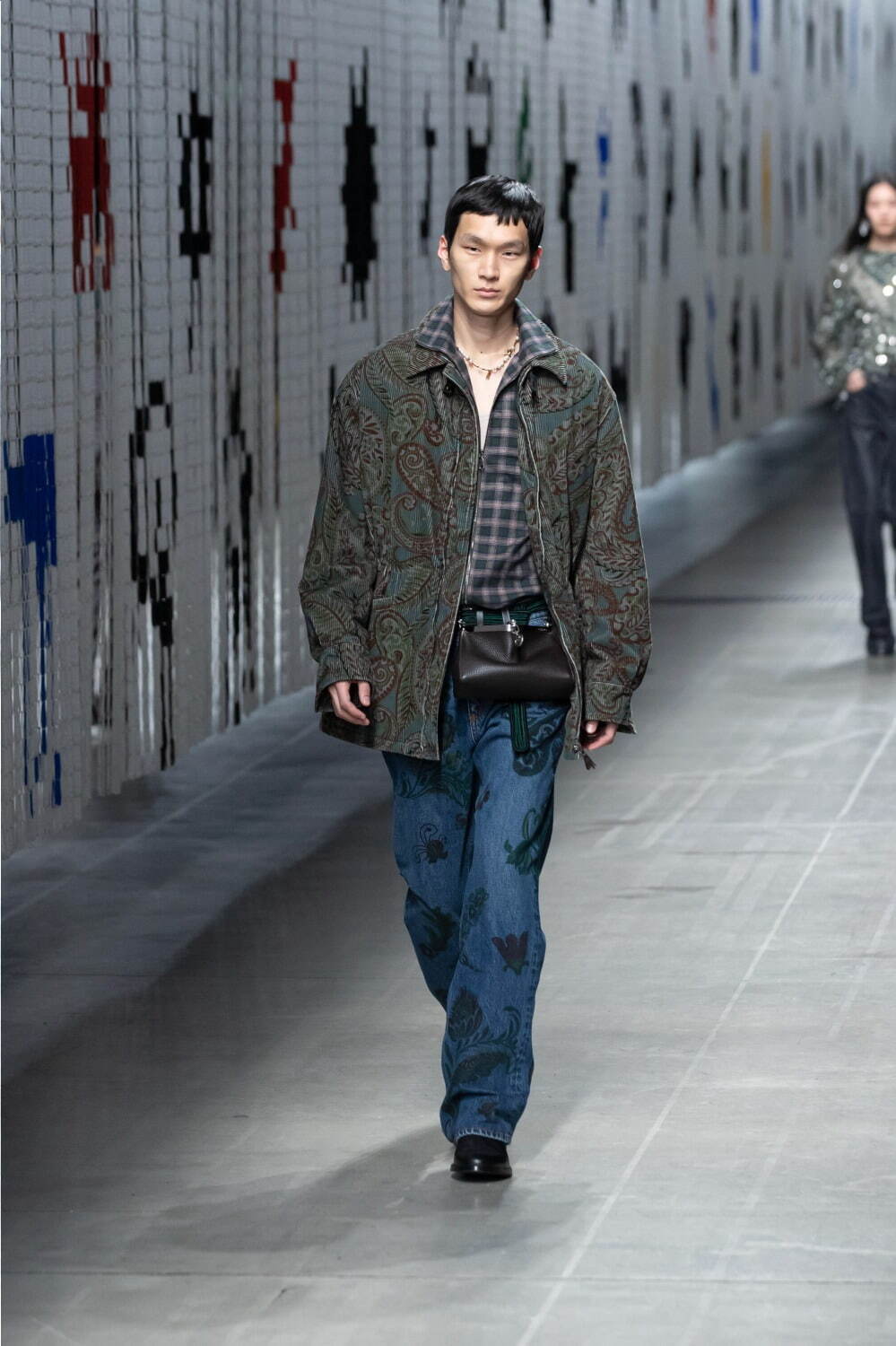 ETRO 25SS スウェット・トレーナー マルチカラー EGOZARU マルチカラーオーバーサイズドスウェットクルーネック
