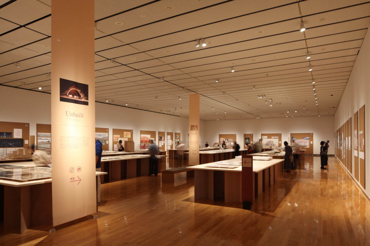 「建築家・内藤廣／BuiltとUnbuilt 赤鬼と青鬼の果てしなき戦い」展示風景
島根県立石見美術館 2023年