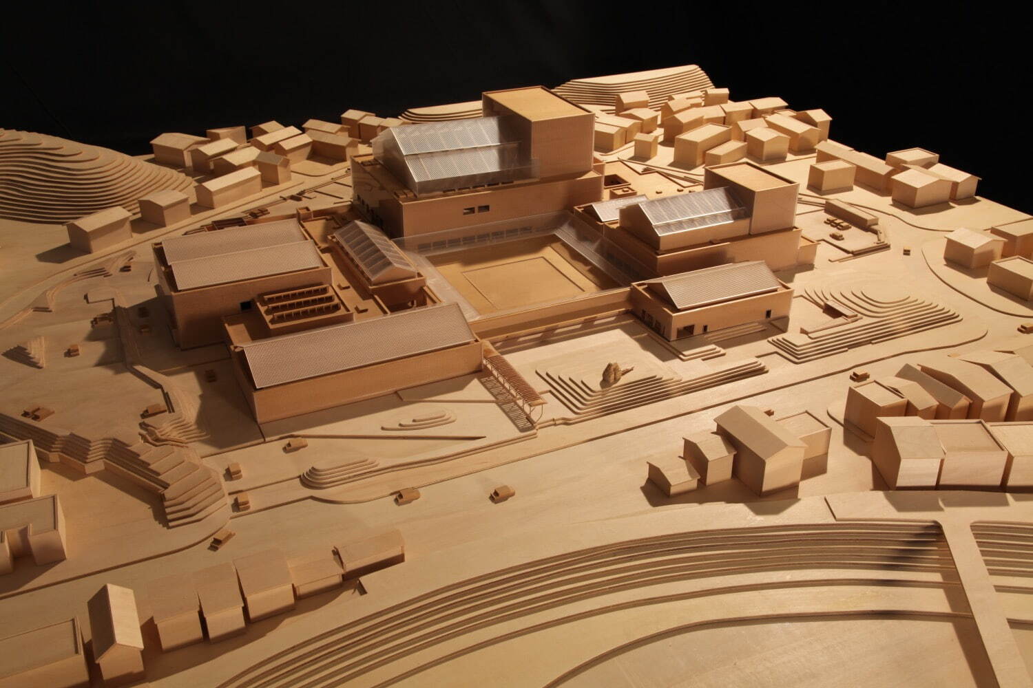 島根県芸術文化センター(グラントワ) 模型