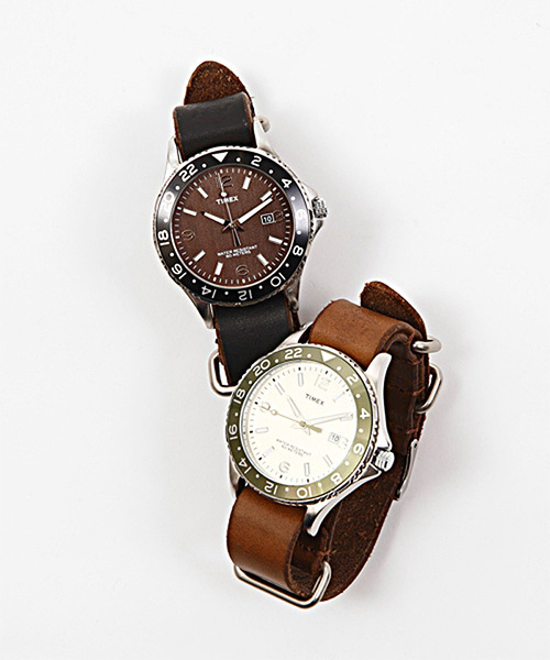 稼働品 TIMEX Mr.Olive コラボ 限定モデル ダイバーズウォッチ