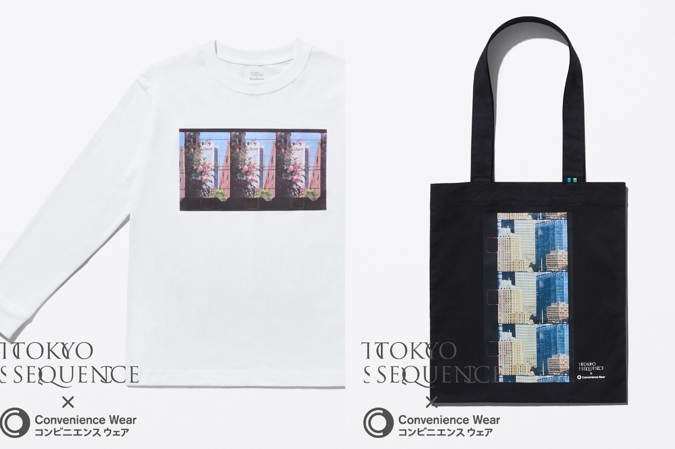 ファミリーマート｜ファミマ「コンビニエンスウェア」写真家・奥山由之コラボの“3コマフィルム”Tシャツやトートバッグ