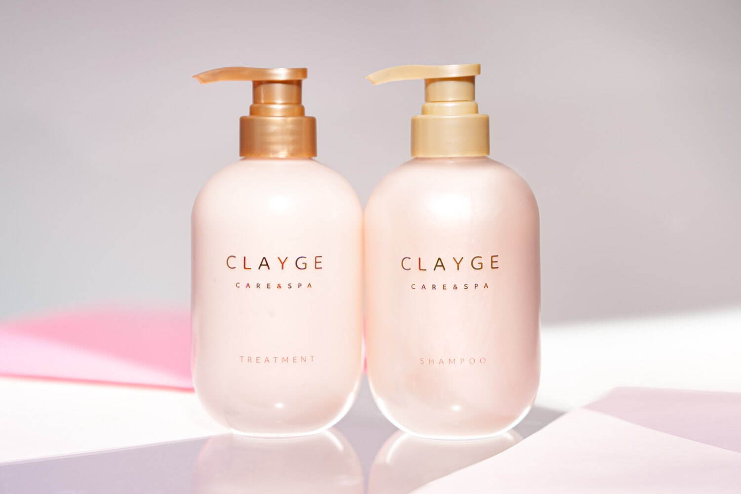 左から)「クレージュ ヘアトリートメントPS」「クレージュ シャンプーPS」 本体 500mL 1,540円、詰替 400mL 1,210円＜新製品＞