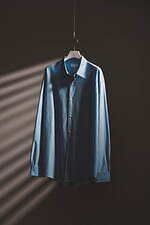 アダム エ ロぺ×カネマサ フィルの“ストレートシルエット”シャツ、青ストライプやキンガムチェック柄｜写真1