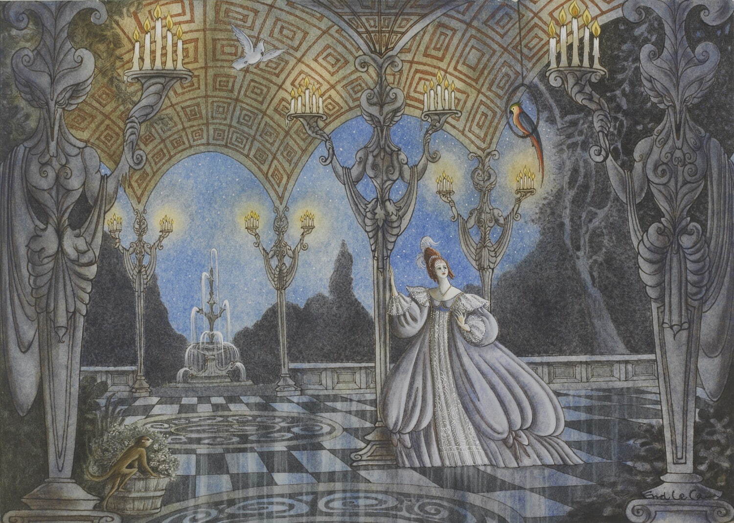“色彩豊かな絵本の世界”エロール・ル・カイン展が八王子市夢美術館で、原画やスケッチなど｜写真7