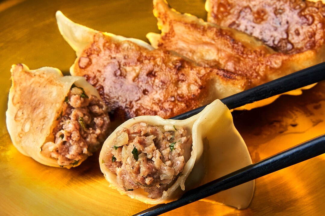 玉川精肉店「黒毛和牛100％ あらびき和牛餃子」700円