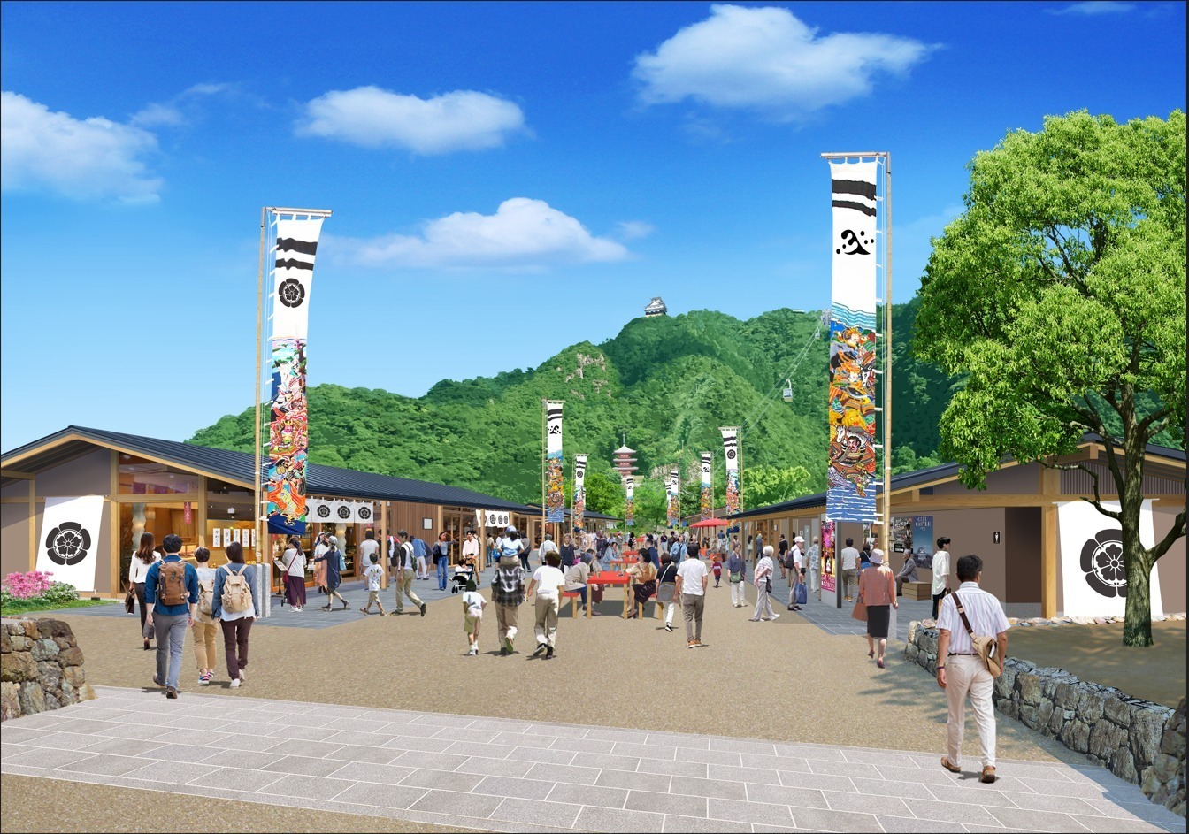 「岐阜城楽市」岐阜公園内に“ご当地フード”が集う商業施設、レストラン＆カフェなど11店舗｜写真1