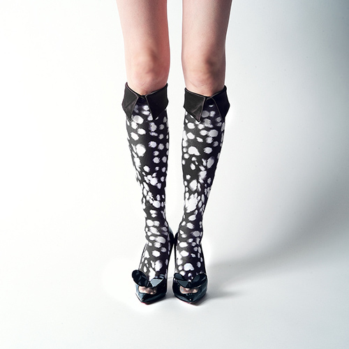 “シャツ型靴下”のエリマキ ソックスからハイソックス登場 - ダルメシアン、チェックほか新柄も｜写真15