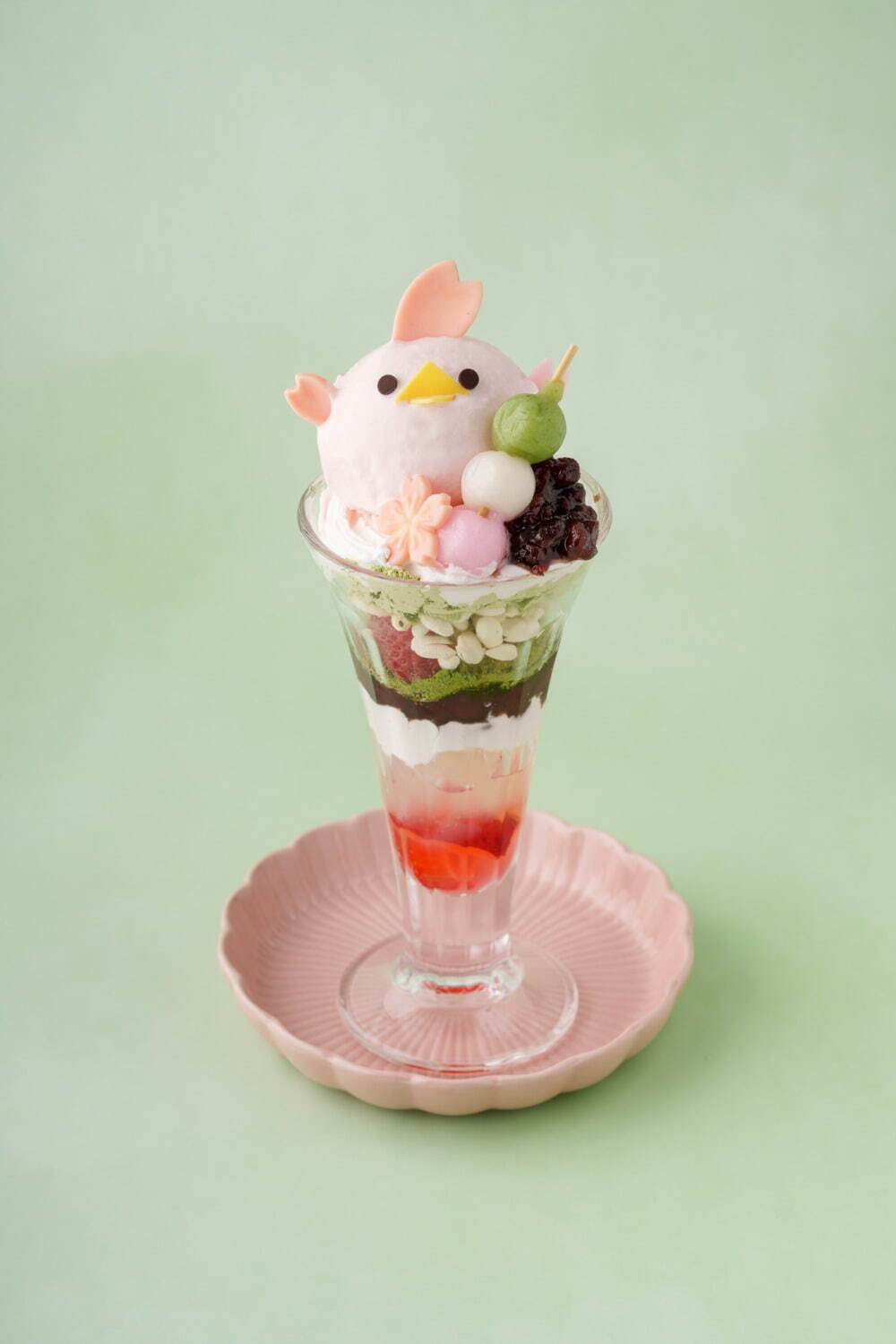 「さくらぴよりんパフェ」1,500円
