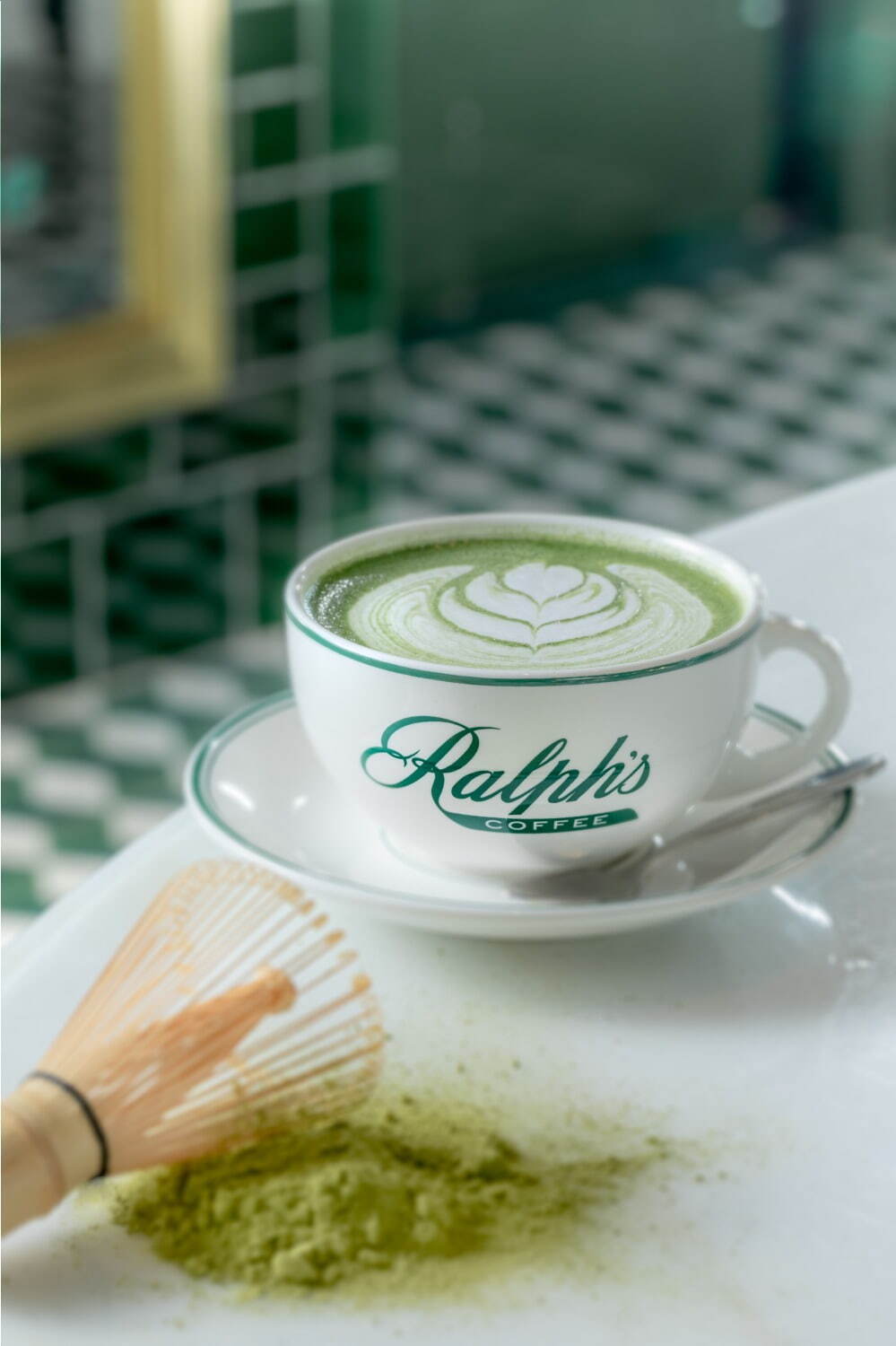 抹茶ラテ 864円
