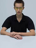 イッセイ ミヤケ アイズ25年春夏サングラス、“一直線フレームライン”に新色ブラウン＆イエロー｜写真8