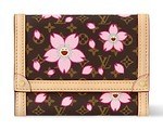 【桜がキュート♡】LV 村上隆コラボ 折り畳み財布 村上隆コラボ】◇LouisVuitton◇折りたたみ財布 桜 限定