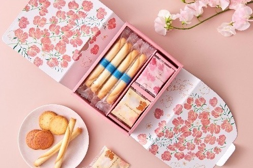 ヨックモック“スイートピーが咲き誇る”クッキーアソート、定番
