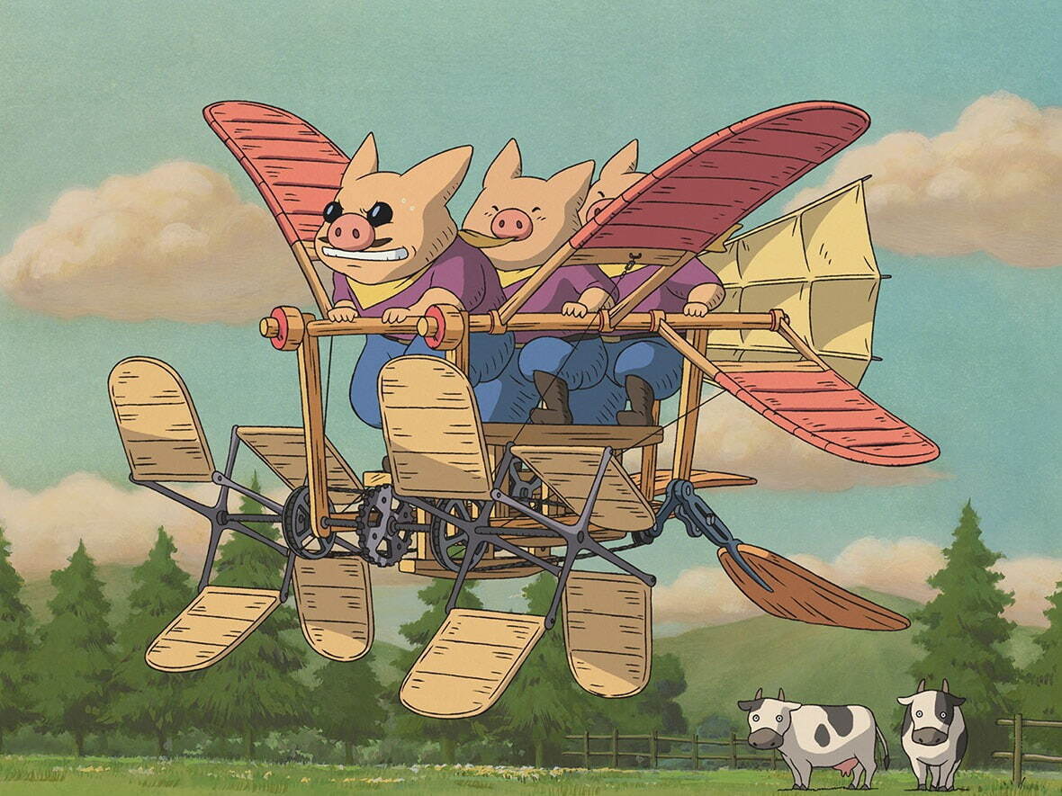ジブリの立体造型物展_空想の空とぶ機械達 ©2002 Hayao Miyazaki／Studio Ghibli