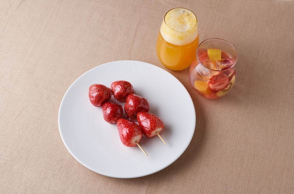 日本橋の桜イベント「サクラ フェス」屋外で味わうパフェや老舗飲食店の屋台、夜の桜色ライトアップも｜写真7