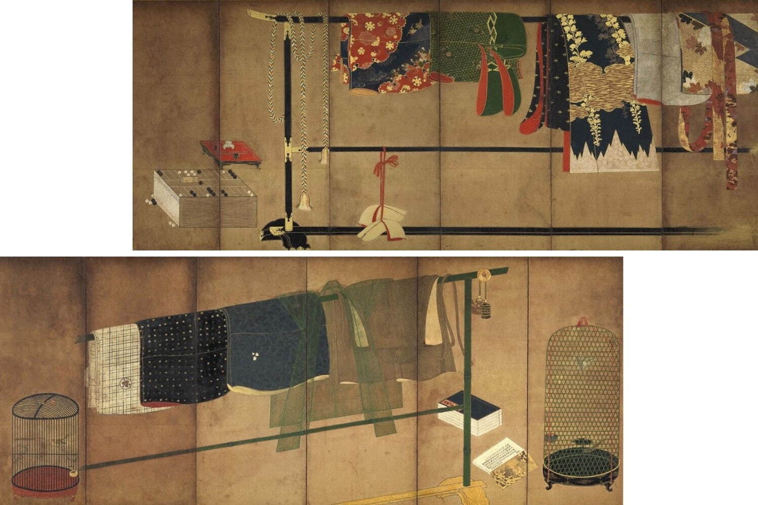 《誰ヶ袖図屏風》 江戸時代初期 17世紀