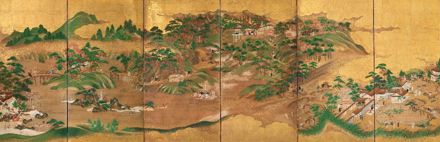 《修学院図屏風》 江戸時代前期 17世紀