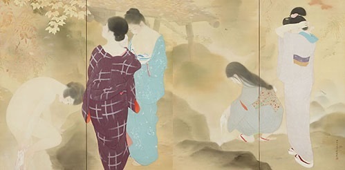 日本画家・伊東深水の回顧展が京都府立堂本印象美術館で、現代