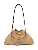 ジミー チュウ“夏の休日”着想カラフルなラフィアトートバッグ、ゴールドベルトのサンダルも｜写真3