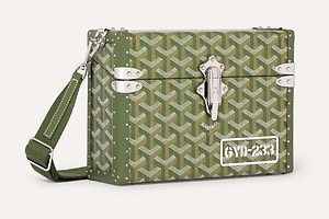 ゴヤール“木の葉”着想カーキカラーの限定バッグ＆ウォレット、杉綾模様キャンバスで