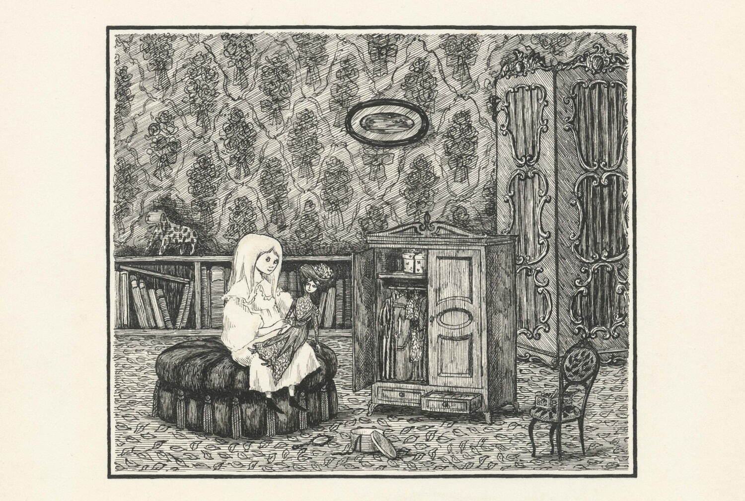 絵本作家エドワード・ゴーリーの展覧会が香川・高松市美術館で、『うろんな客』原画など約250点を展示｜写真3