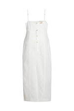 タトラス“パールの雫”が流れるサテンドレス＆ホワイトレースのモッズコート、25年春夏のレディース新作｜写真16