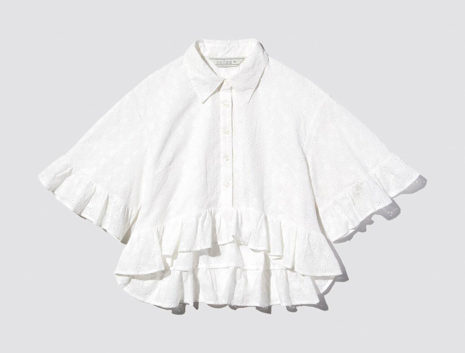 GU×ロク“フリル付き”チェックワンピース＆小花柄のリボンハット、コラボ初のメンズウェアも｜写真7