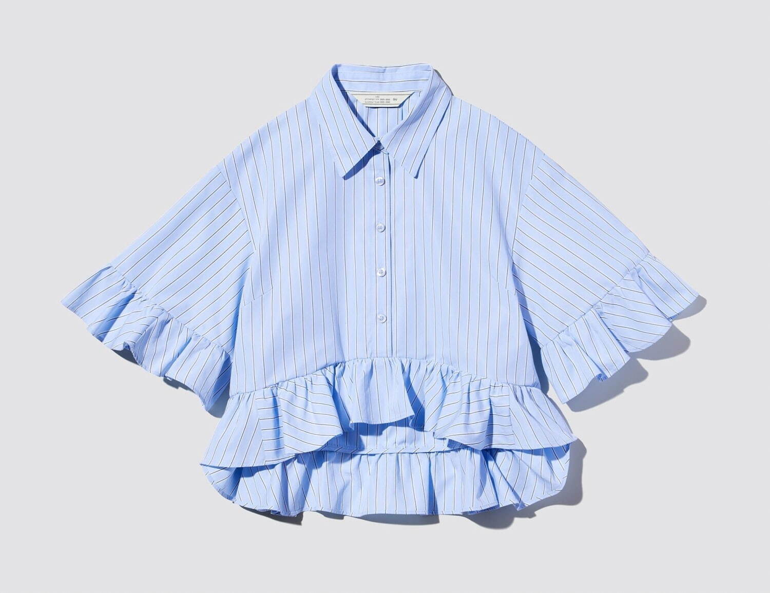 GU×ロク“フリル付き”チェックワンピース＆小花柄のリボンハット、コラボ初のメンズウェアも｜写真6