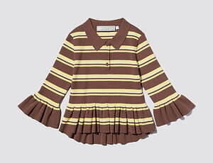 GU×ロク“フリル付き”チェックワンピース＆小花柄のリボンハット、コラボ初のメンズウェアも｜写真11