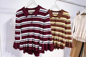 GU×ロク“フリル付き”チェックワンピース＆小花柄のリボンハット、コラボ初のメンズウェアも｜写真53