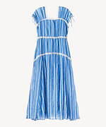 ミュベール25年春夏バカンスウェア、ストライプレース＆花柄の“旅したくなる”ワンピースなど｜写真1