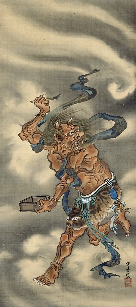 河鍋暁斎 《文昌星之図》 明治20年(1887年)頃 河鍋暁斎記念美術館蔵