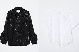 3.1 フィリップ リム「薔薇」装飾のスパンコール×レース刺繍ブラウスなど、伊勢丹新宿店限定で