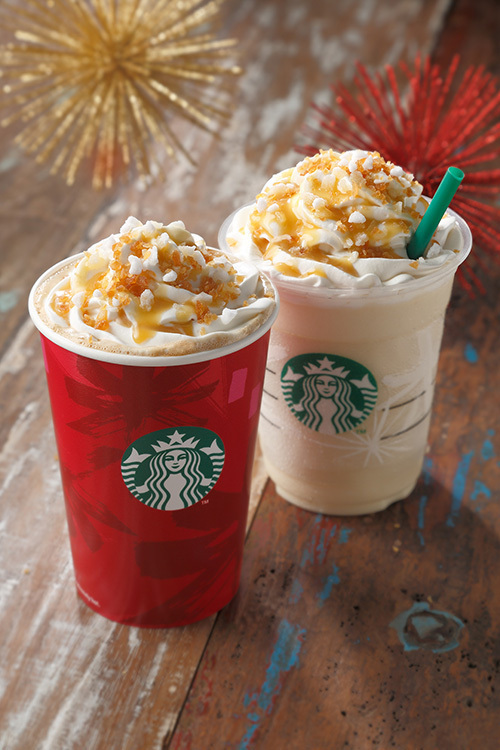 スターバックス(Starbucks Coffee) スノー メイプル トフィー ラテ｜写真2