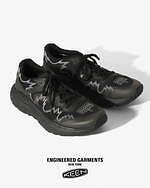 エンジニアド ガーメンツ×キーンのメンズスニーカー、煌めく“ウエスタン刺繍”とブラックアッパーで｜写真1