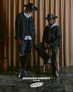 エンジニアド ガーメンツ×キーンのメンズスニーカー、煌めく“ウエスタン刺繍”とブラックアッパーで｜写真11