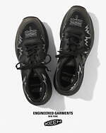 エンジニアド ガーメンツ×キーンのメンズスニーカー、煌めく“ウエスタン刺繍”とブラックアッパーで｜写真2