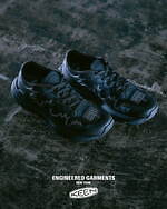 エンジニアド ガーメンツ×キーンのメンズスニーカー、煌めく“ウエスタン刺繍”とブラックアッパーで｜写真7